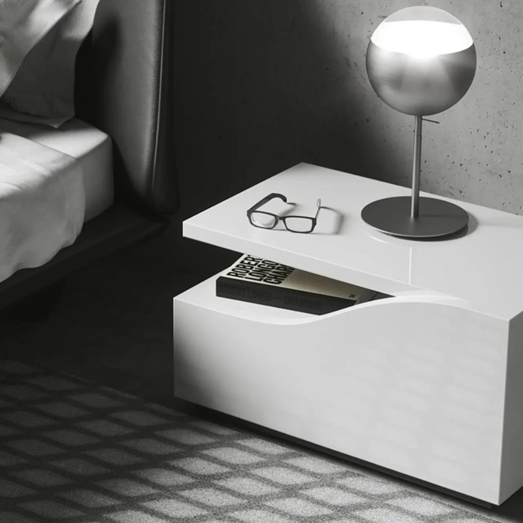 Segno Bedside Table gallery detail image