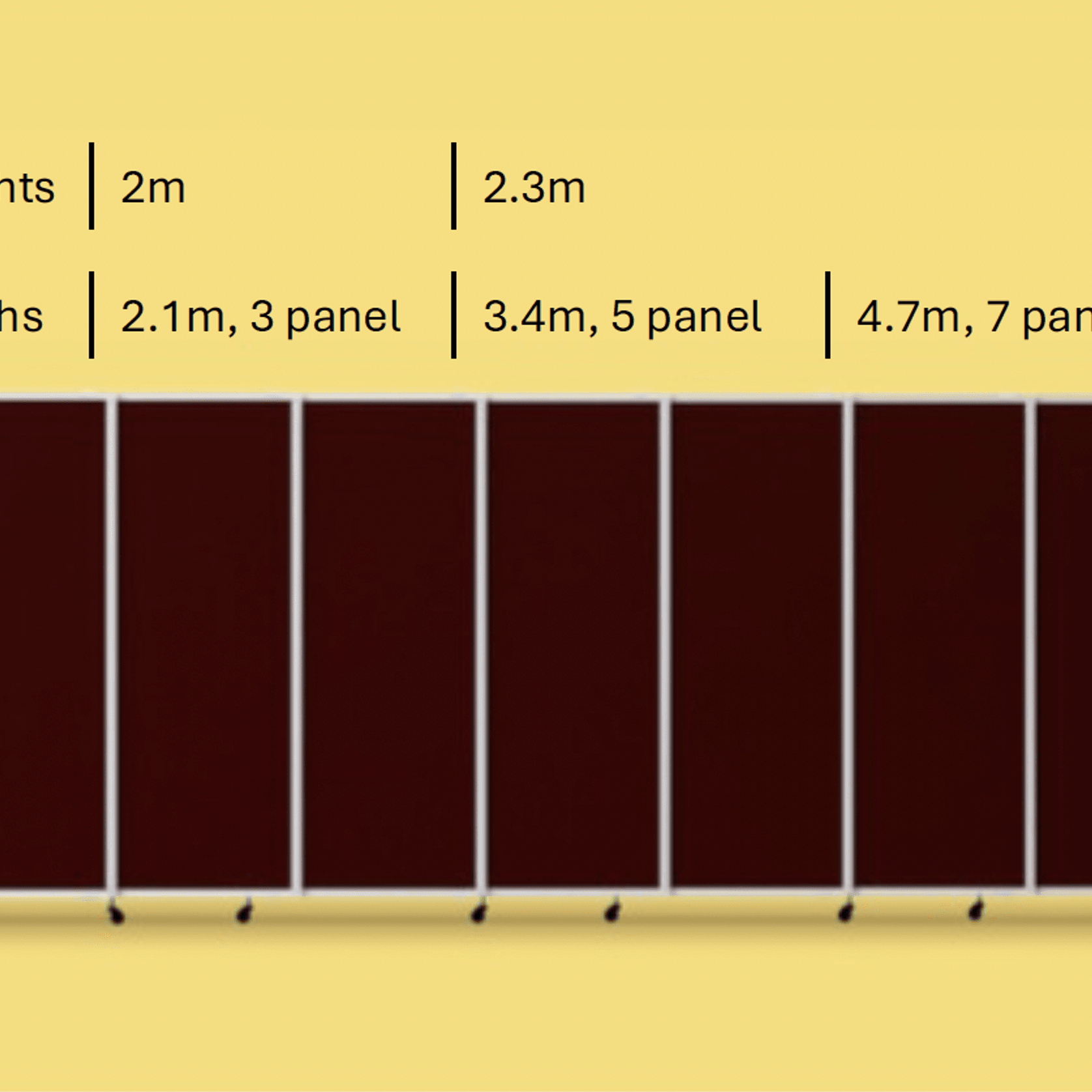 StraightWall Sliding Room Divider gallery detail image
