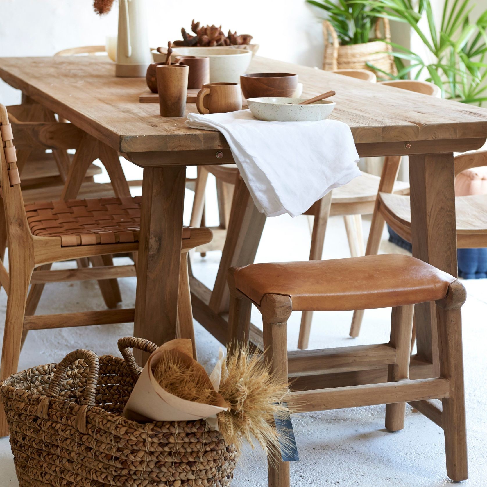 Sefer Rustic Dining Table gallery detail image