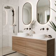 Code Luxe 1200 Wall Hung Double Basin Vanity | 2 Drawer gallery detail image