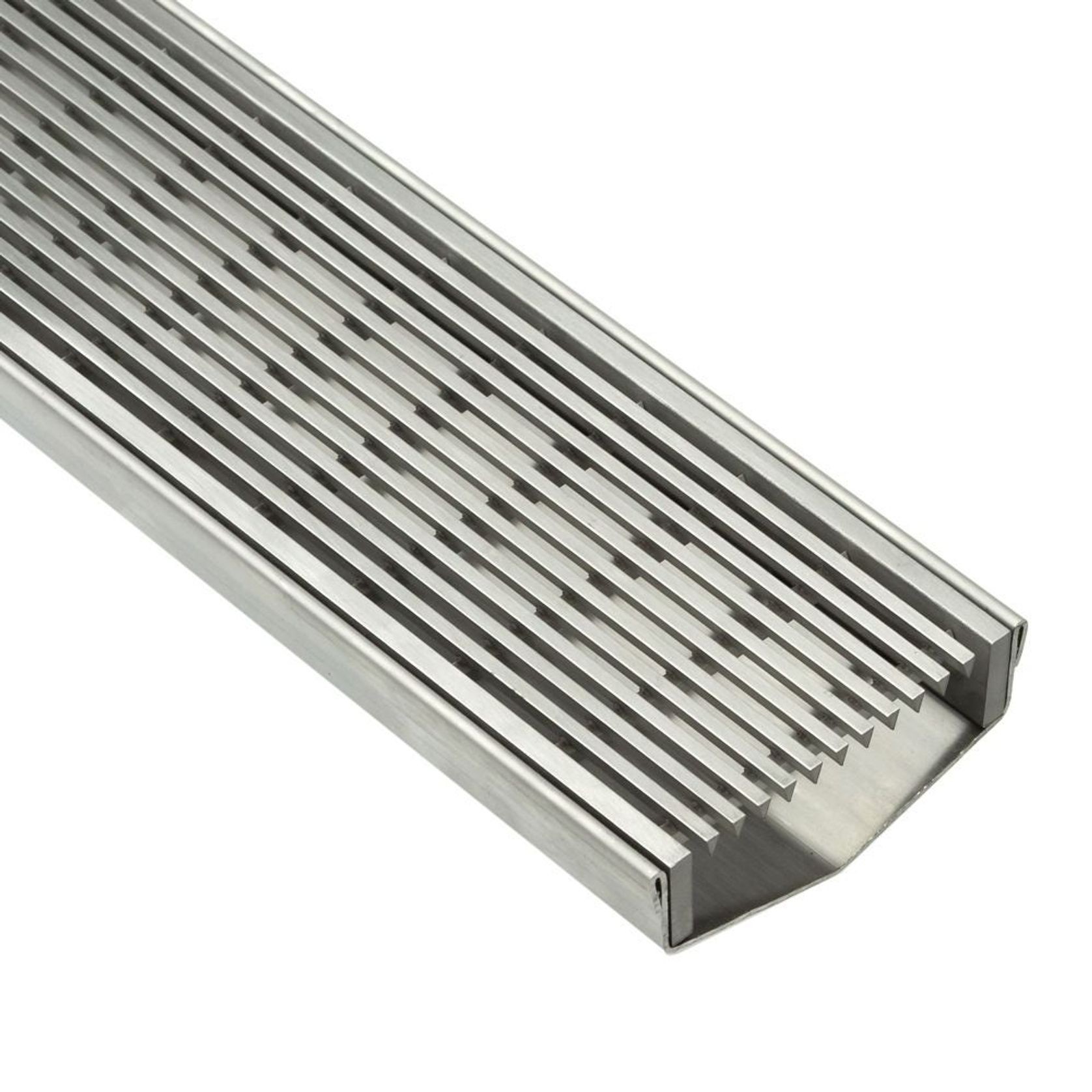 Outdoor Low Profile Linear Grate - Wedge Wire - 85mm - Custom Length and Outlet gallery detail image