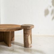 Sia Petrified Wood Side Table gallery detail image
