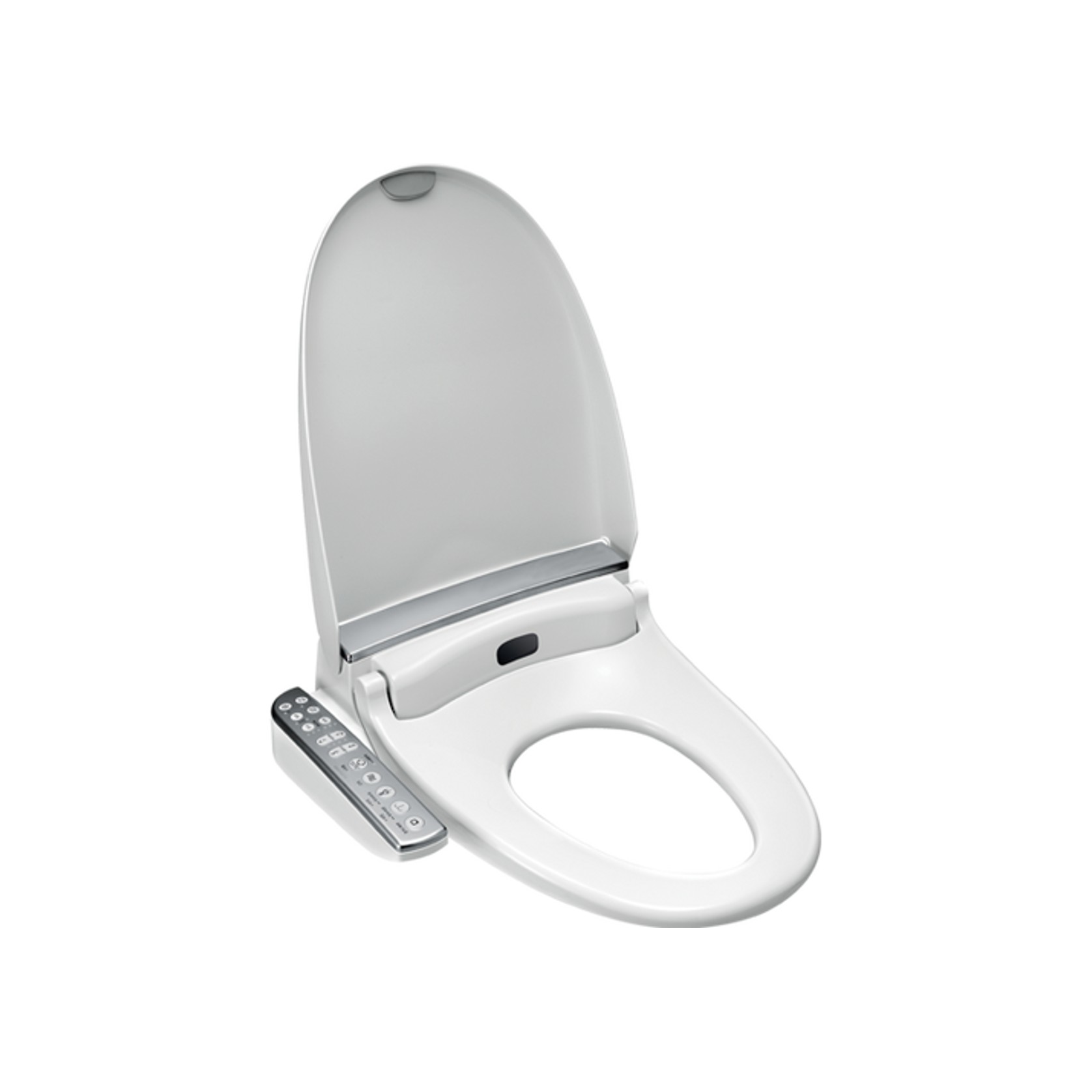 Kohler Electronic Bidet Seat With Side Control Gloss White Elongated gallery detail image