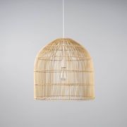 Natural Rattan Cane Wicker Pendant Light - Siena - 2 Sizes gallery detail image