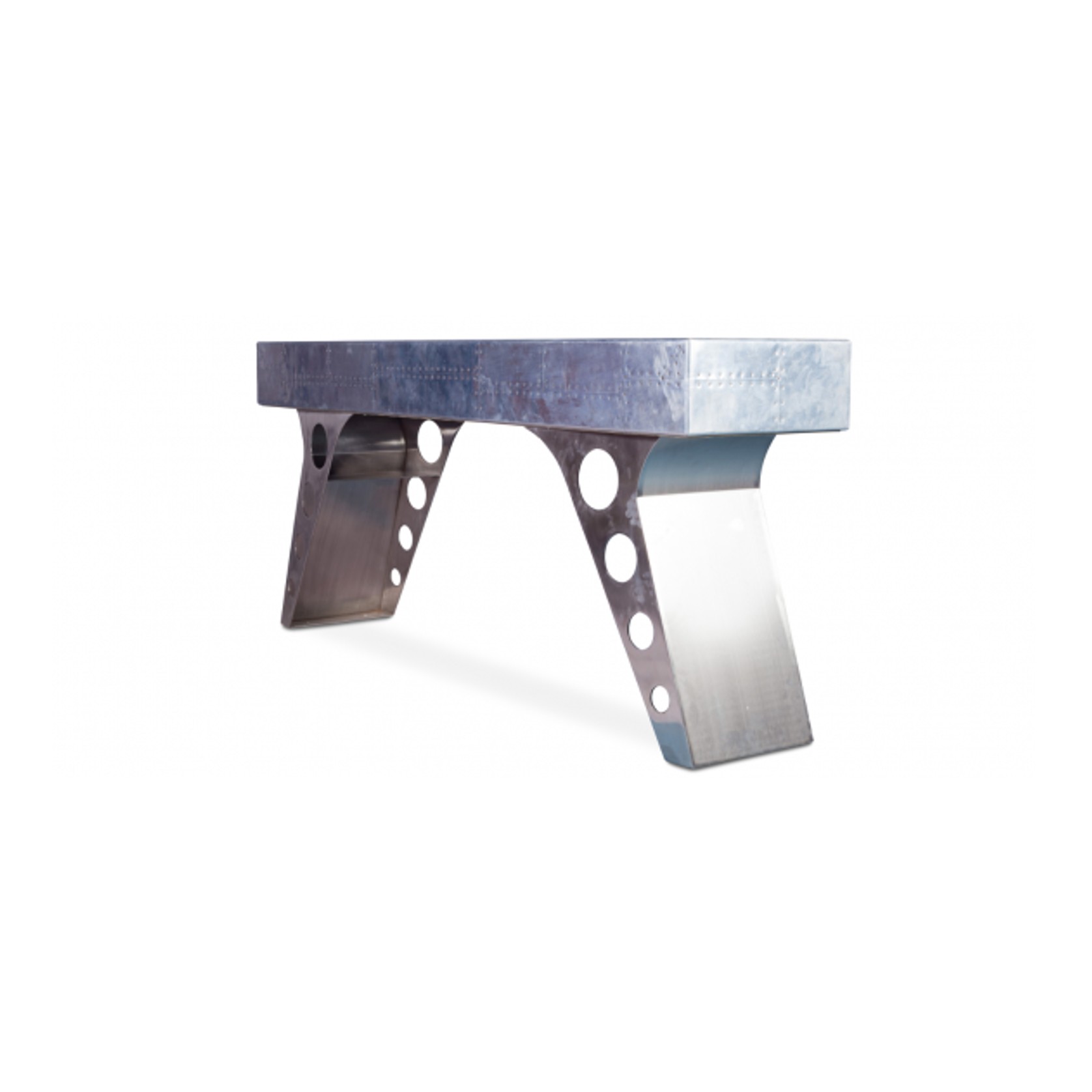 Silvare Aluminium Console with Drawers gallery detail image