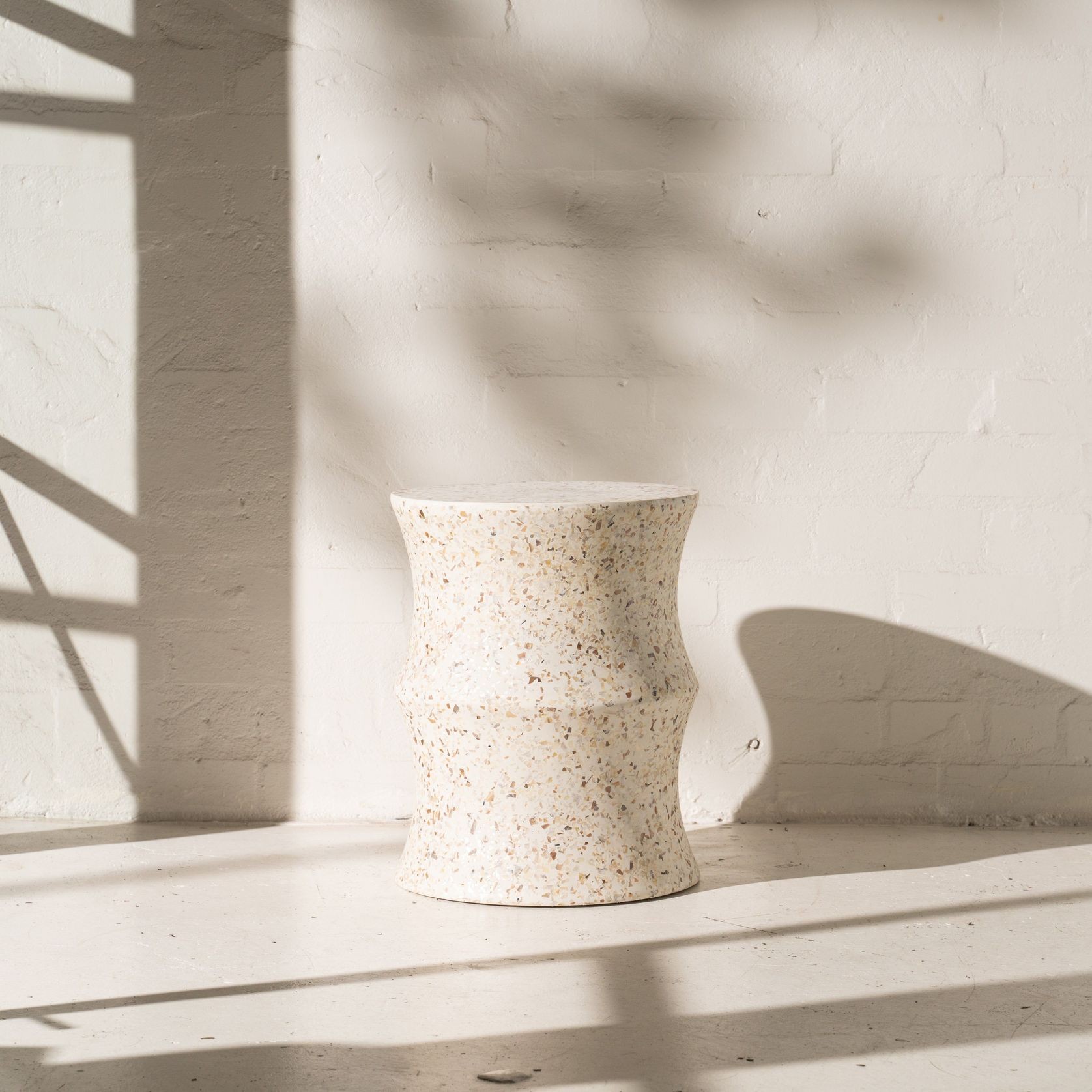 Sindri Lightweight Shell Finish Side Table gallery detail image