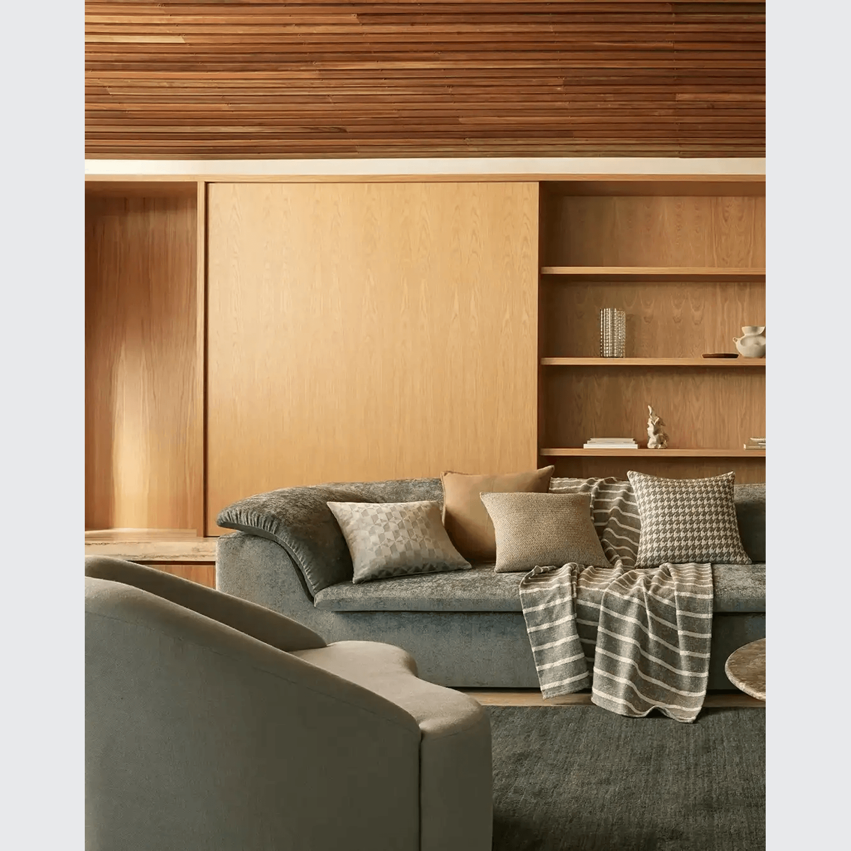 Weave Home Nicolo Cushion - Spruce gallery detail image