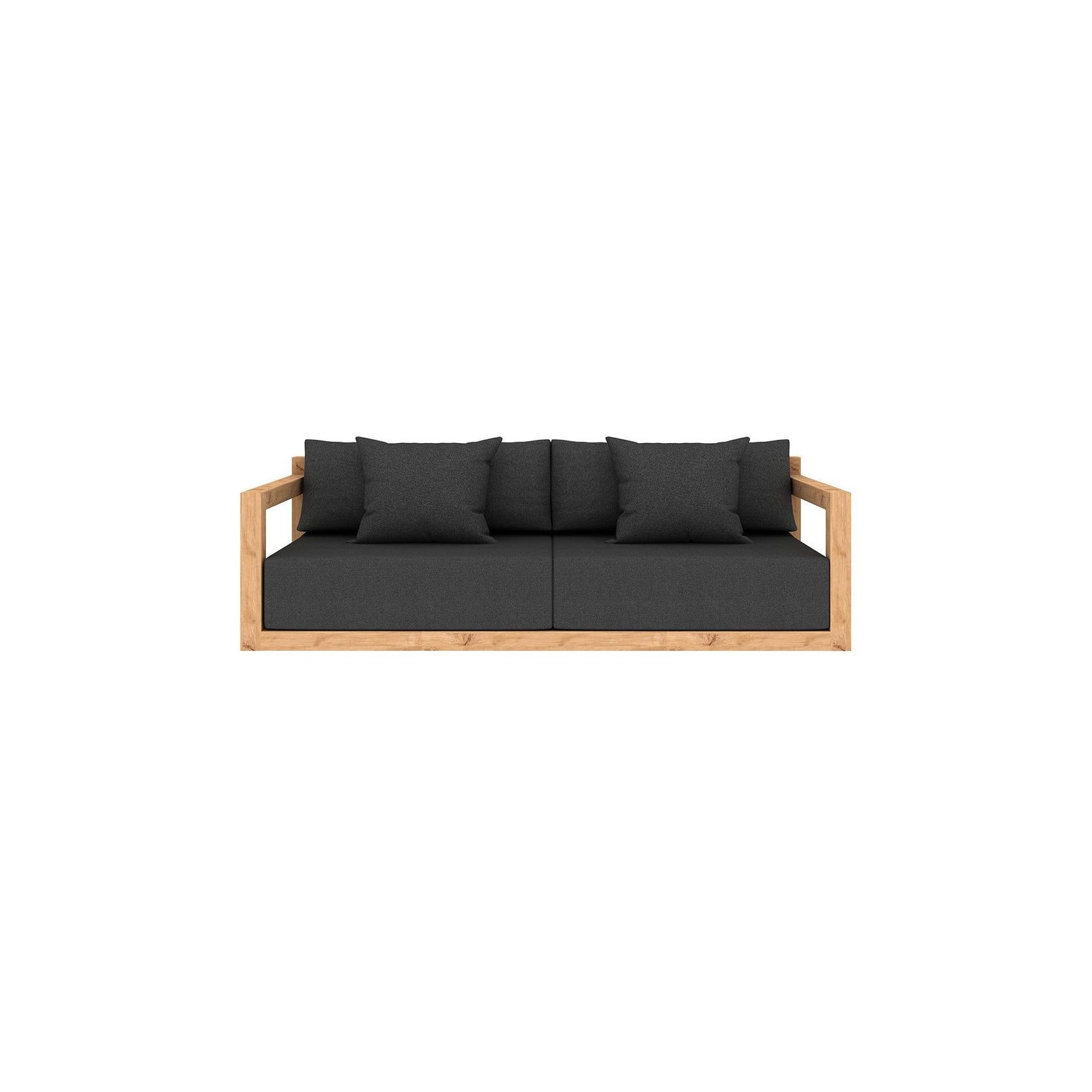 Ibis Outdoor Teak Three Seater Sofa gallery detail image