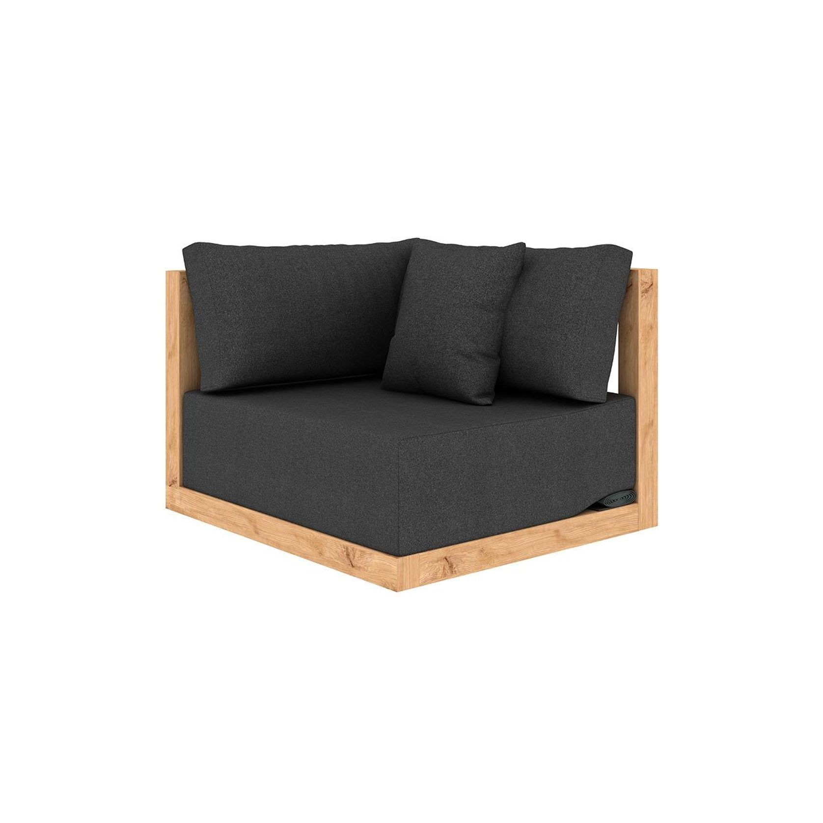 Ibis Outdoor Teak Corner Sofa gallery detail image