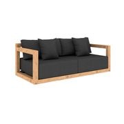 Ibis Outdoor Teak Three Seater Sofa gallery detail image