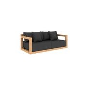 Ibis Outdoor Teak Three Seater Sofa gallery detail image