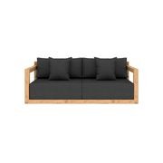 Ibis Outdoor Teak Loveseat Sofa gallery detail image