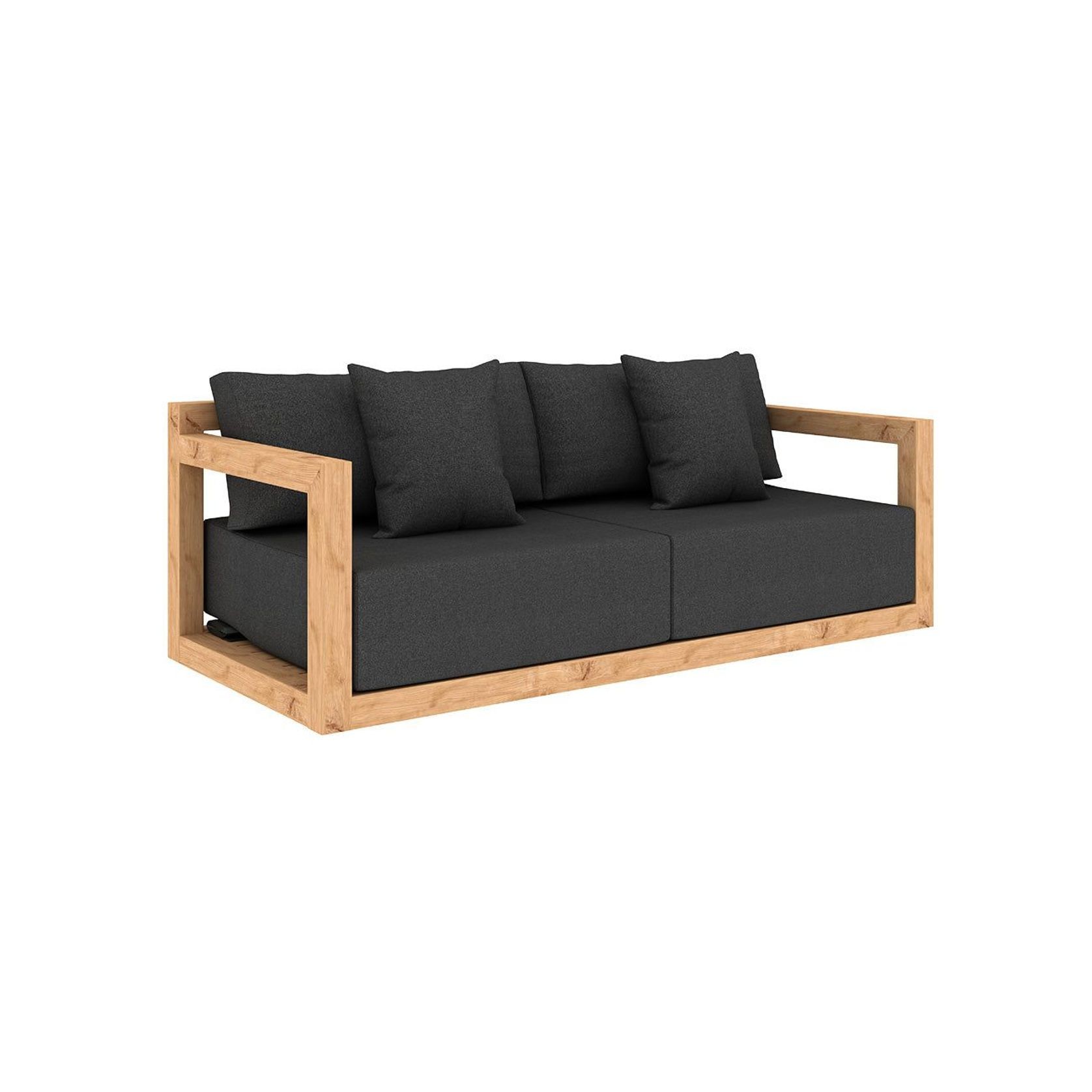 Ibis Outdoor Teak Loveseat Sofa gallery detail image