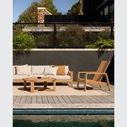 Baya Sonnet In & Outdoor Cushion - Almond gallery detail image