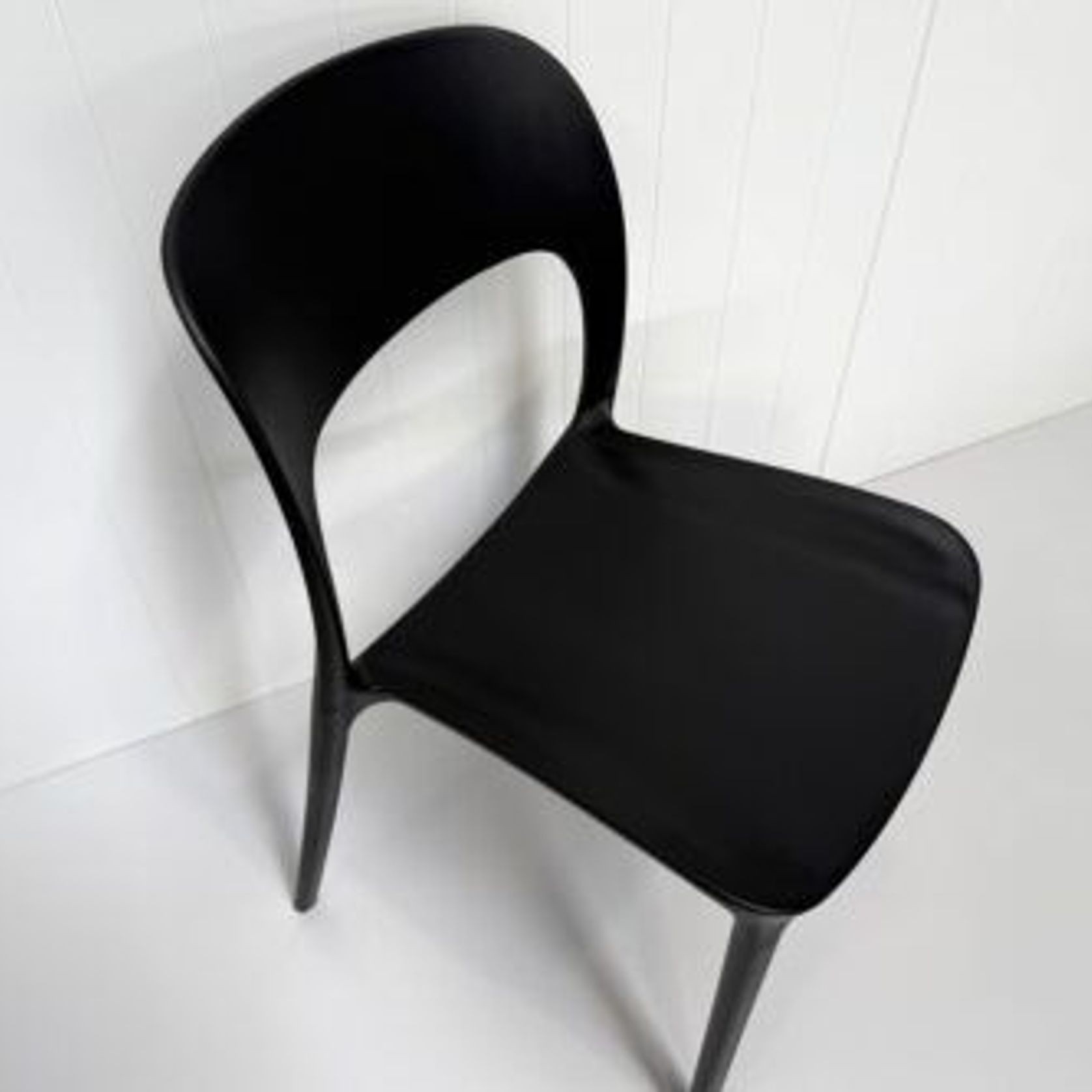 Sophie Resin Dining Chair - Black gallery detail image