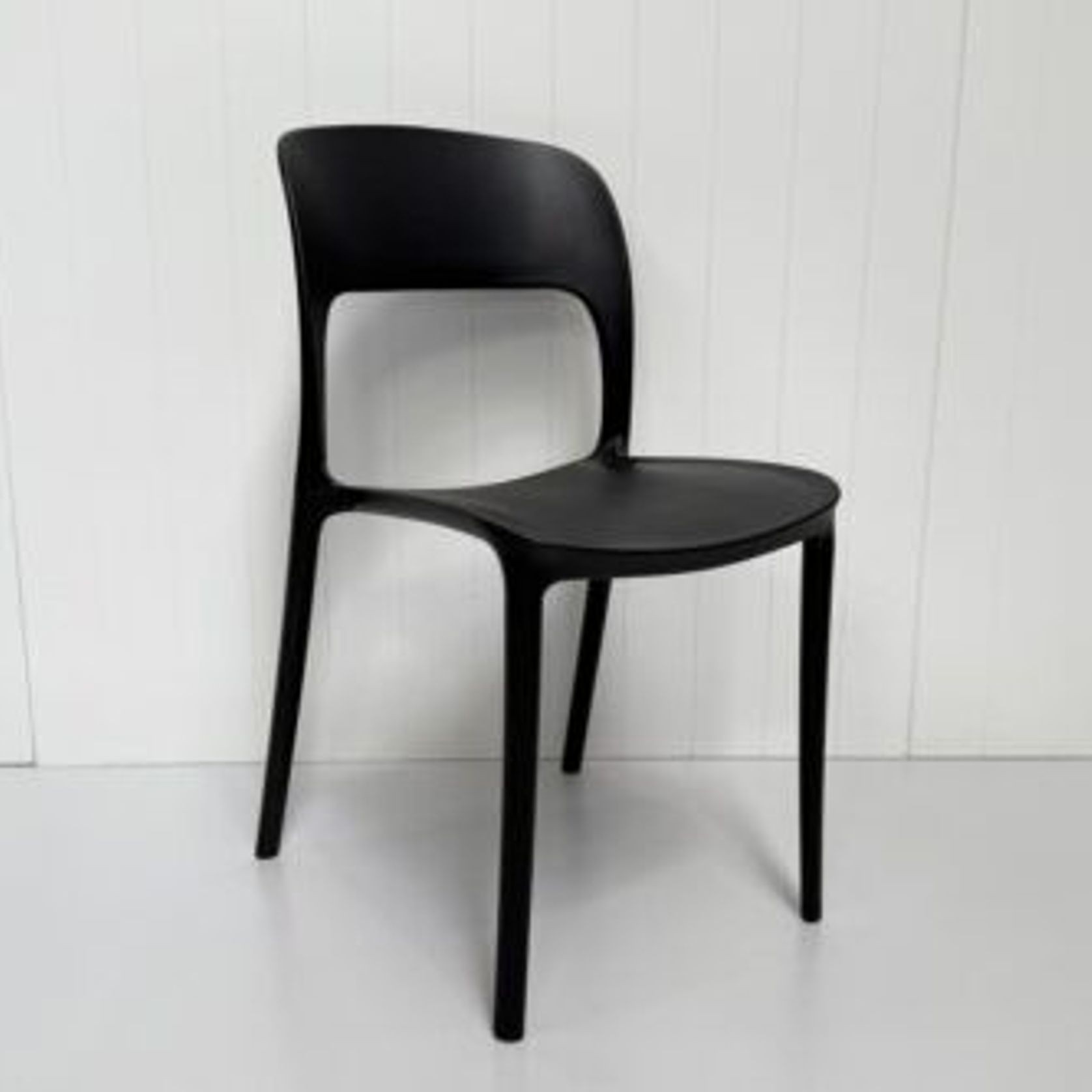 Sophie Resin Dining Chair - Black gallery detail image