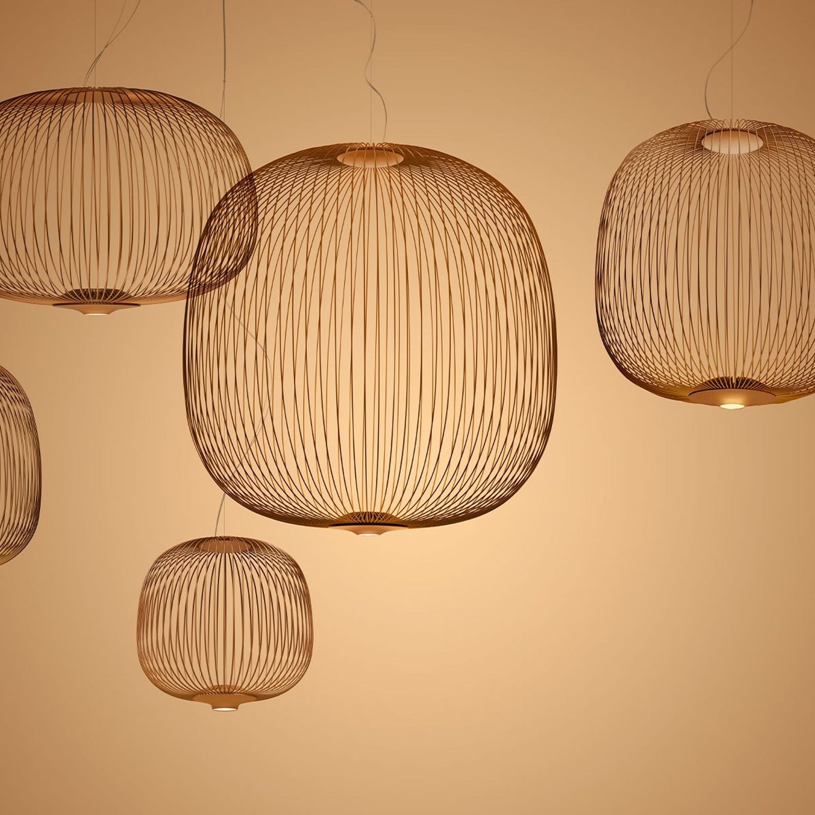 Spokes 2 Piccola Suspension Lamp gallery detail image