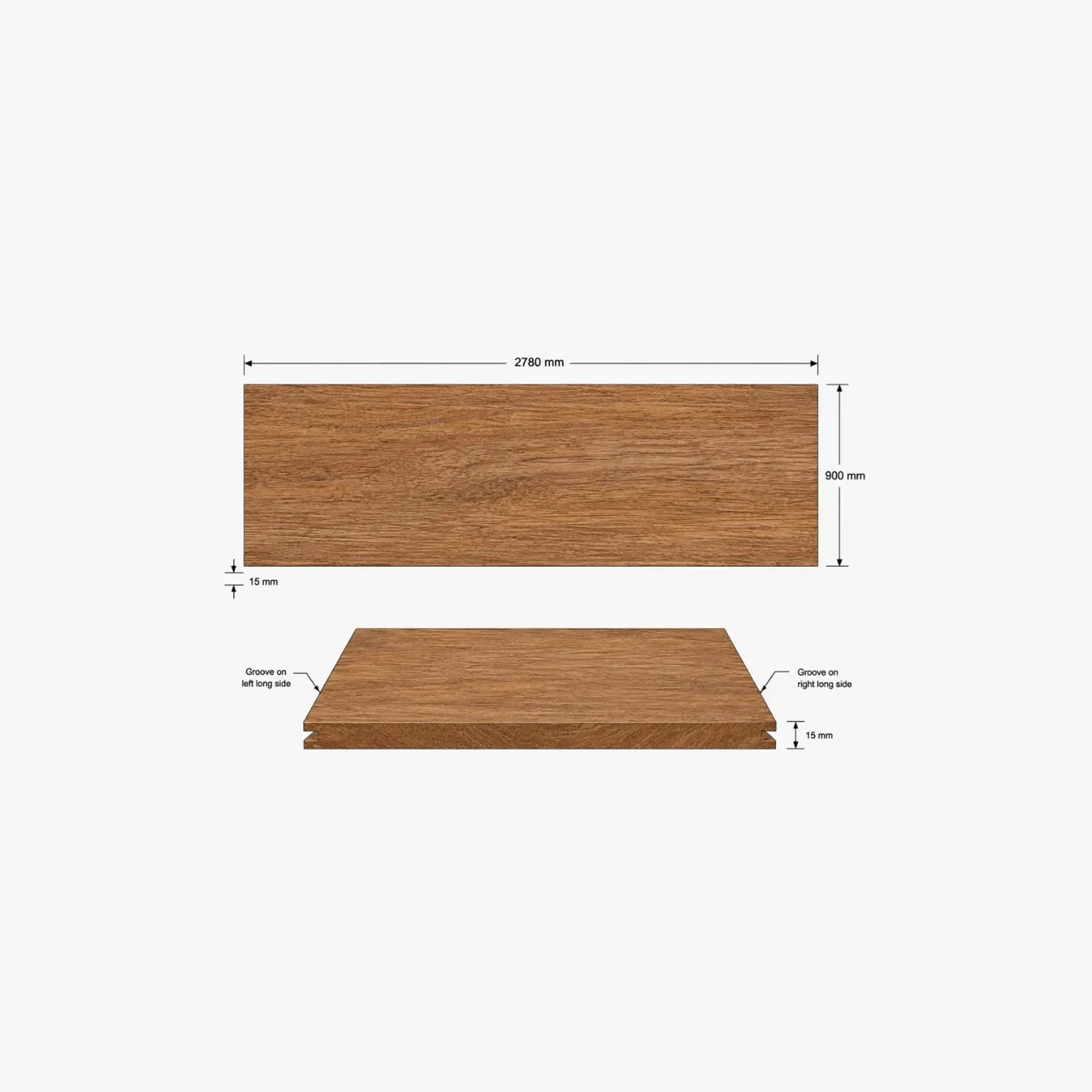 Tasmanian Oak Veneer T&G Wall Panel UV-Coated A/BB gallery detail image