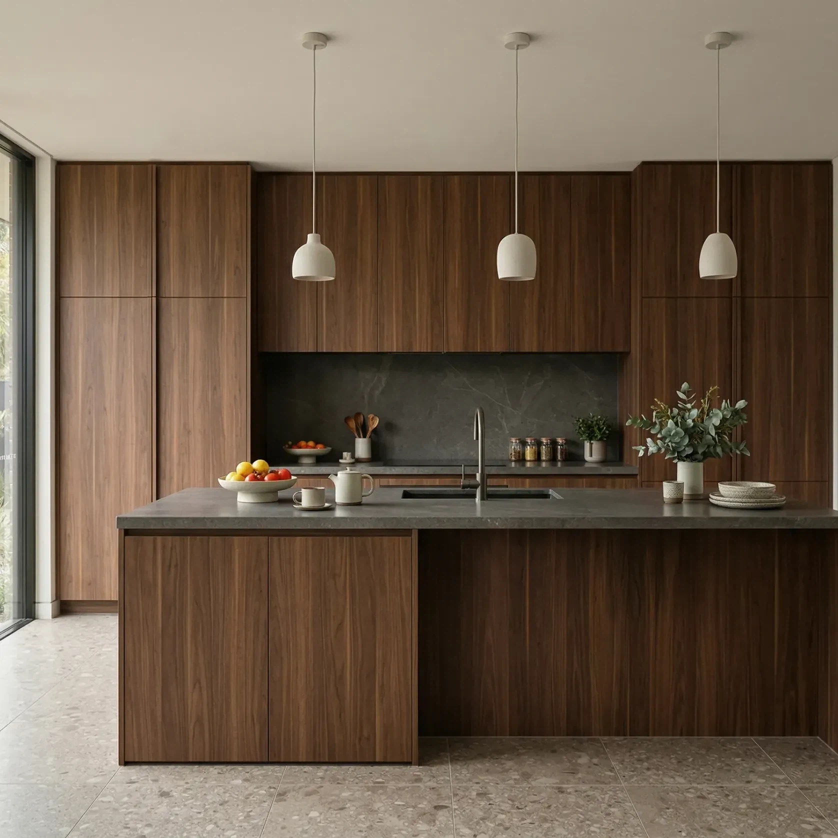 Spotted Gum Timber Veneer Panel A/B UV-Coated FOSB gallery detail image