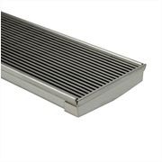 Outdoor Low Profile Linear Grate - Wedge Wire - 120mm - Custom Length and Outlet gallery detail image