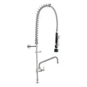 Stainless Steel Hob Mount Pre Rinse Unit With Pot Filler - No Stops gallery detail image