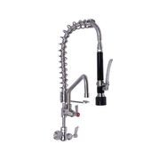Compact Stainless Steel Single Wall Mount Pre-Rinse with Pot Filler gallery detail image