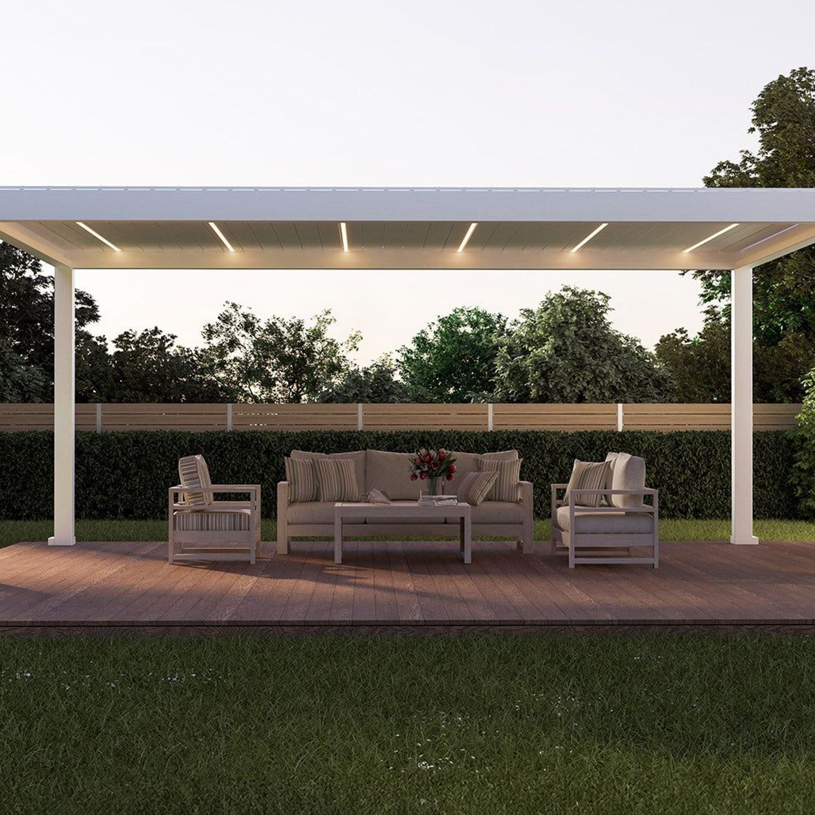 Tasman Motorised Freestanding Louvre Roof gallery detail image