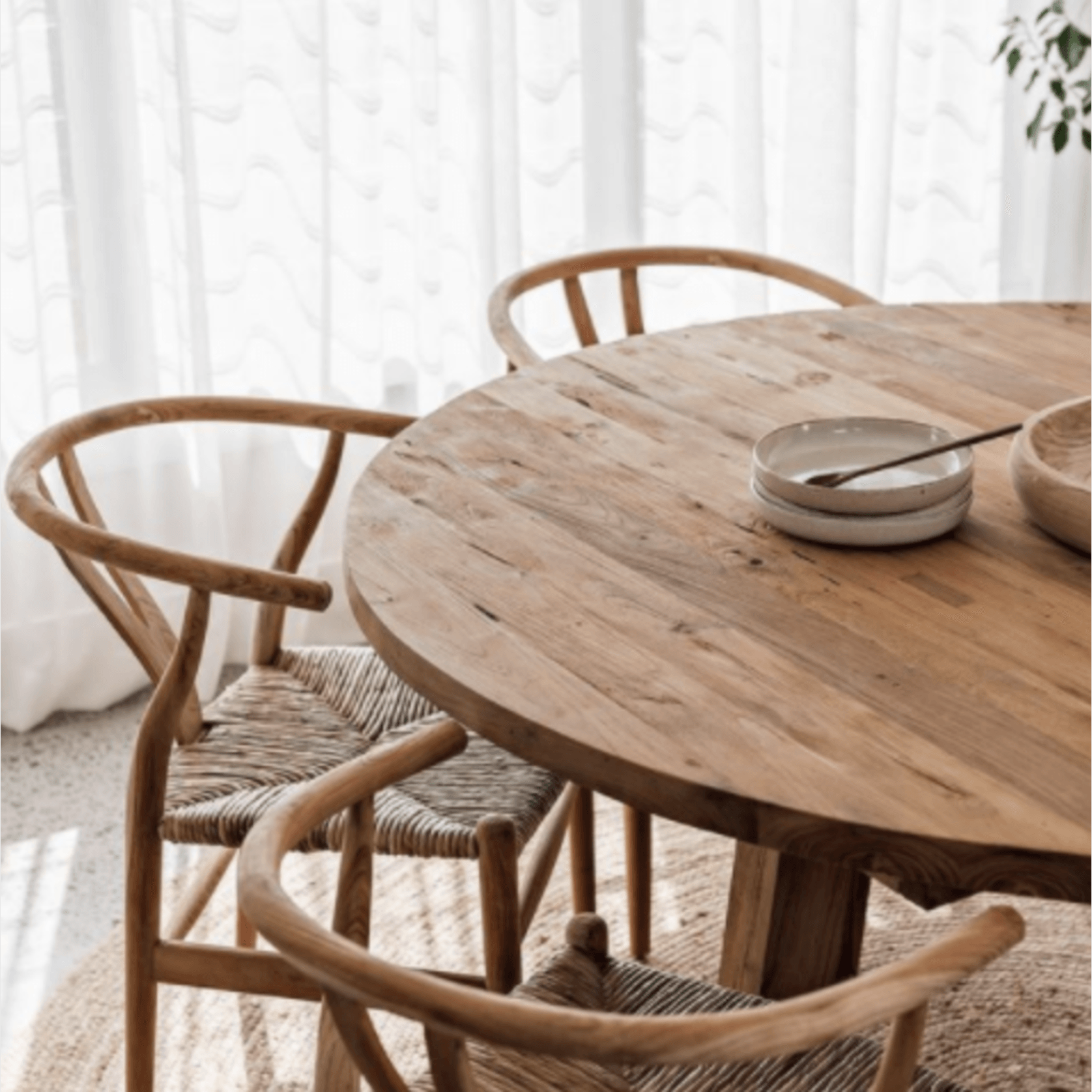 Tavla Round Dining Table gallery detail image