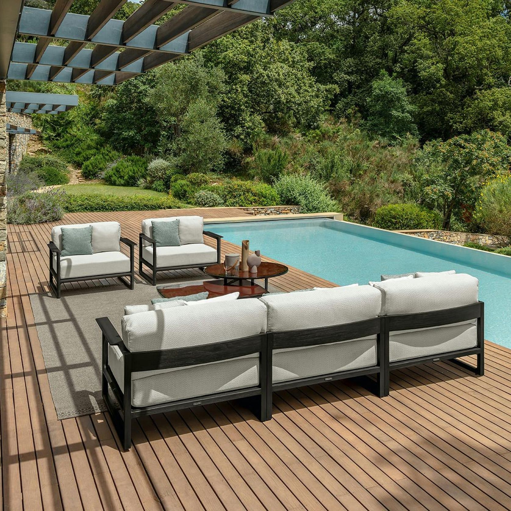 Thea Outdoor Modular Sofa gallery detail image