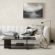 Baya Theo Velvet Cushion - Trout | Large 60 x 60cm gallery detail image