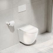 Flow Typhoon Wall Hung Toilet Suite | Matte White Btn gallery detail image