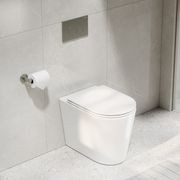 Pure Typhoon Inwall Toilet Suite | Brushed Nickel Btn gallery detail image
