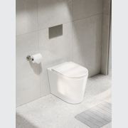 Pure Typhoon Inwall Toilet Suite | Brushed Nickel Btn gallery detail image
