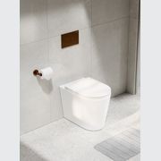 Pure Typhoon Inwall Toilet Suite | Brushed Copper Btn gallery detail image