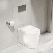 Pure Typhoon Inwall Toilet Suite | Brushed Nickel Btn gallery detail image