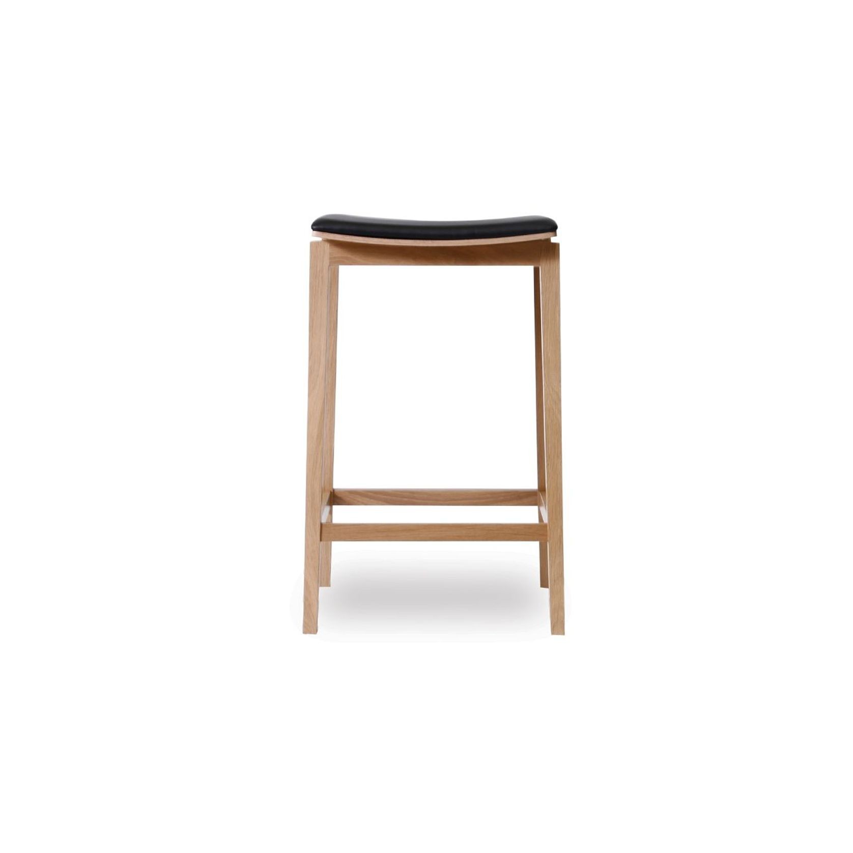 Stockholm Kitchen Stool - Natural Oak  - by TON gallery detail image