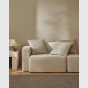 Weave Home Tripoli Cushion - Pearl | 50 x 50cm gallery detail image