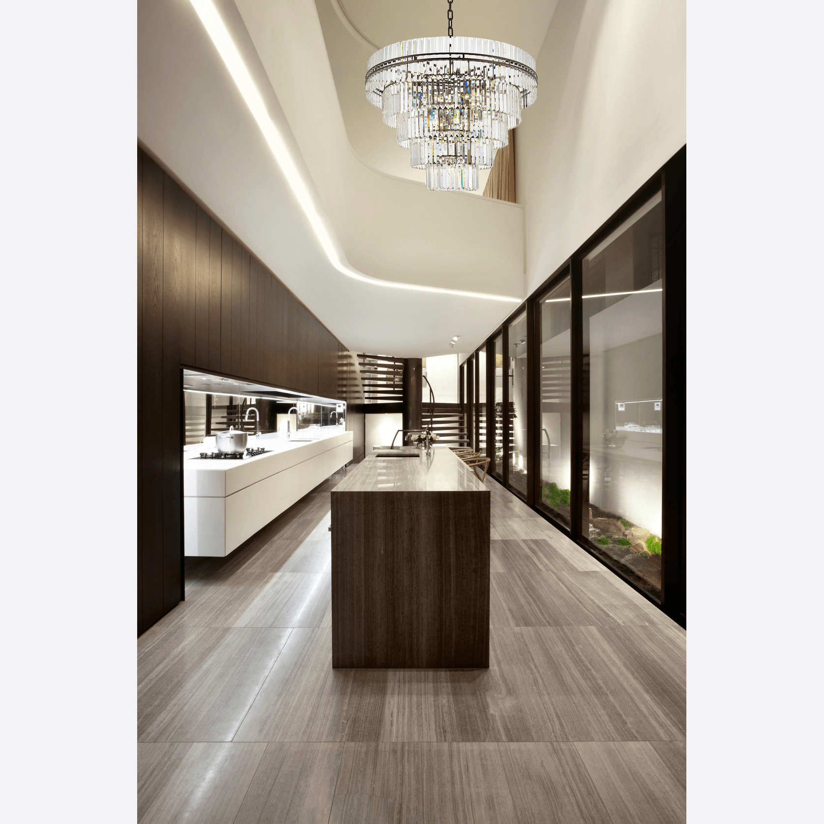 Ashton Collection - Five Tier Chandelier - Warm Bronze - W:120cm gallery detail image