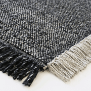 Baya Ulster Floor Rug - Black/Natural | Three Sizes gallery detail image