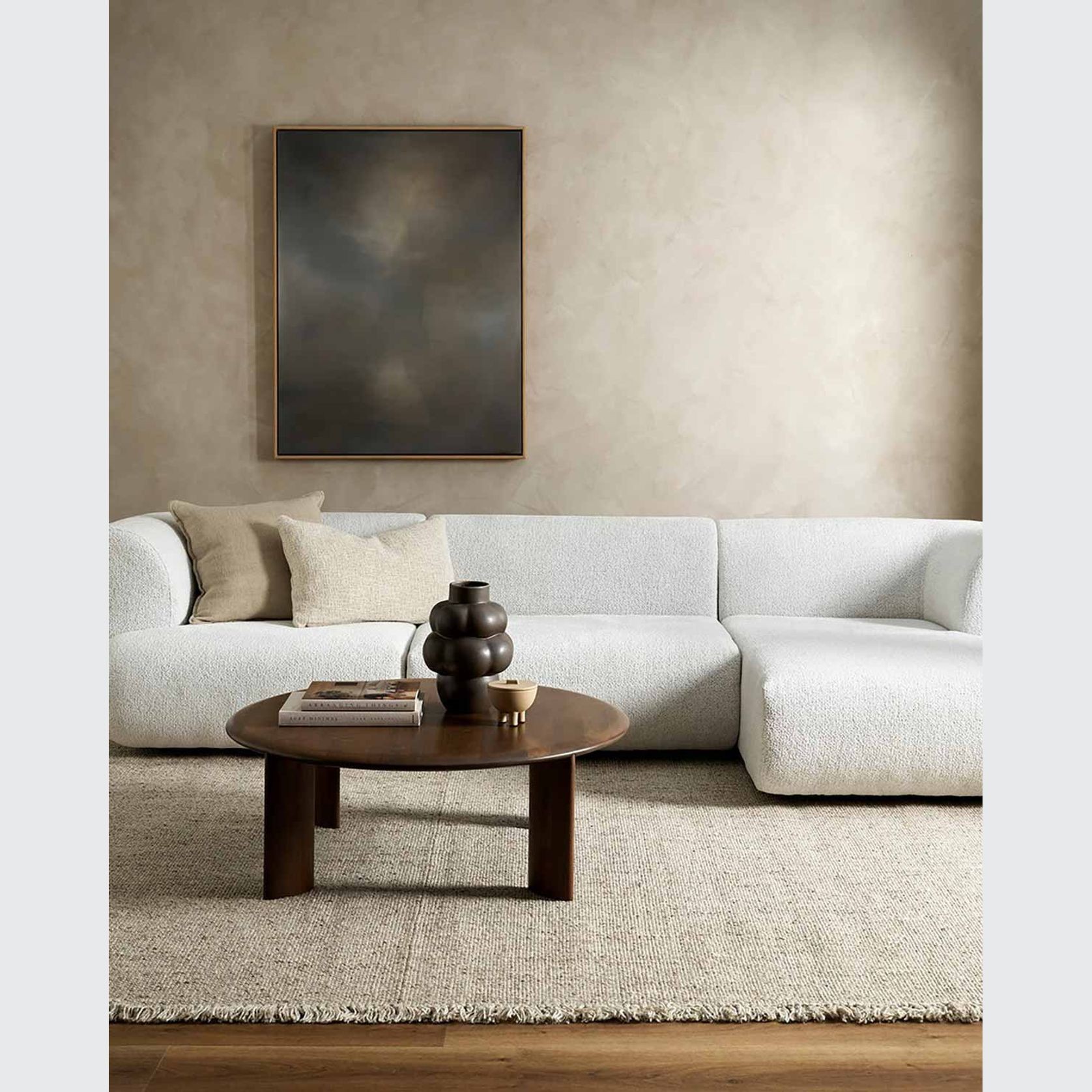 Baya Ulster Floor Rug - Taupe | Four Sizes gallery detail image