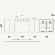 Weber Heathcote Outdoor Kitchen | SELECT Range gallery detail image