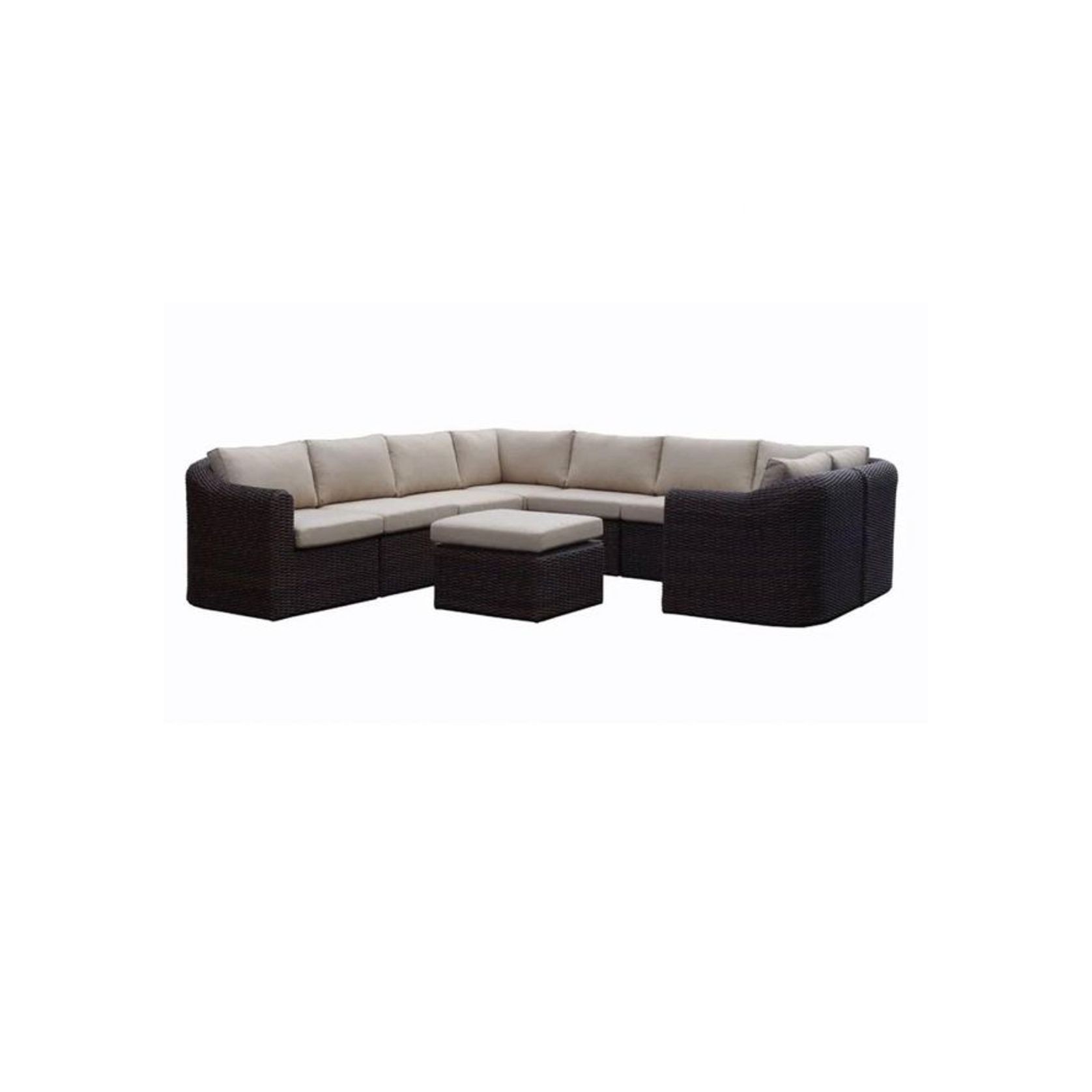 Subiaco Grand Outdoor Corner Lounge Set w/ Coffee Table gallery detail image