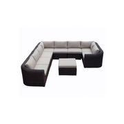 Subiaco Grand Outdoor Corner Lounge Set w/ Coffee Table gallery detail image