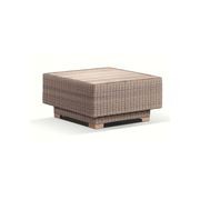 Acapulco Square Teak Top Outdoor Wicker Coffee Table gallery detail image