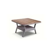 Grange 3+2+1 Outdoor Lounge With Square Teak Top Table gallery detail image