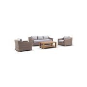 Retreat 3+1+1 Seater Lounge Setting With Coffee Table gallery detail image