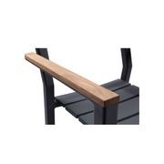 Tuscany 8 Capri Chairs With Teak Arm Rests gallery detail image