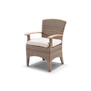 Sahara 8 Rectangle w/ Kai Chairs In Half Round Wicker gallery detail image