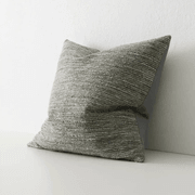 Weave Home Vista Cushion - Mineral | Chunky Linen/Wool Blend gallery detail image