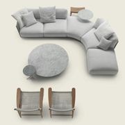 Vulcano Outdoor Sofa By Flexform gallery detail image